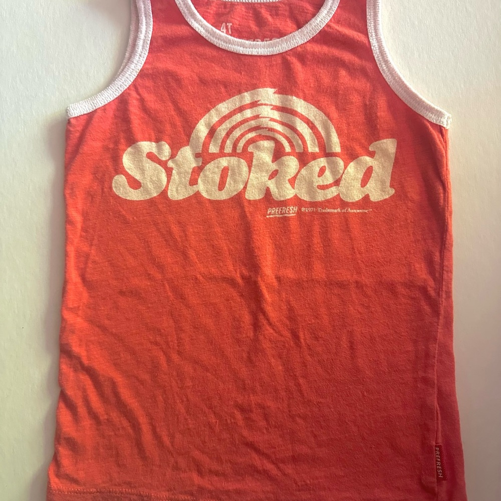 PREFRESH Stoked Orange Tank Top